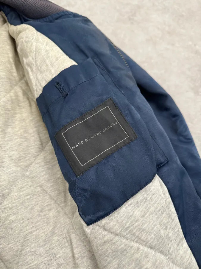 Marc Jacobs Navy Camo Cozy Bomber Jacket uDQLvRv 9