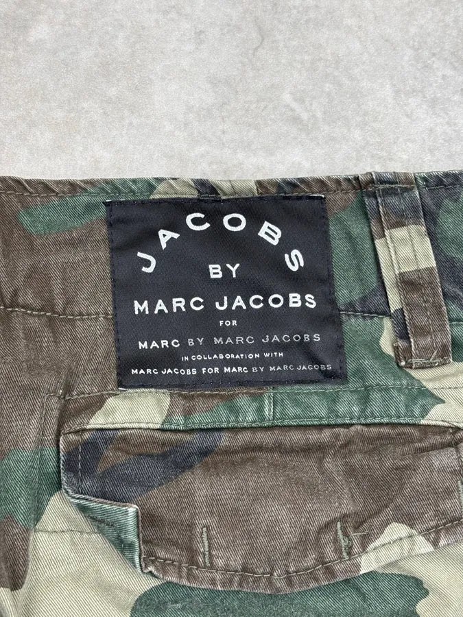 Marc Jacobs Olive Camo Cargo Shorts zvbXult 7