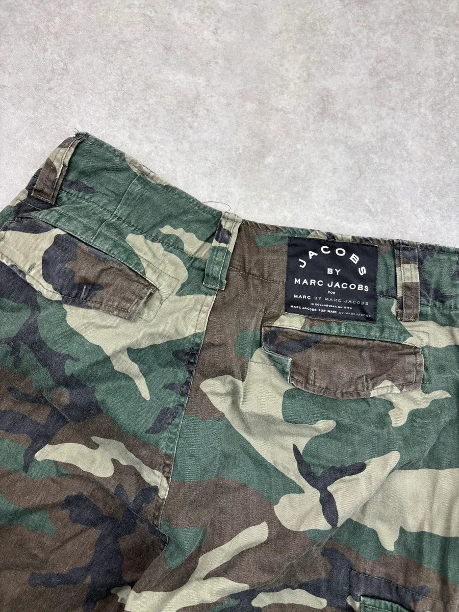 Marc Jacobs Olive Camo Cargo Shorts zvbXult 6