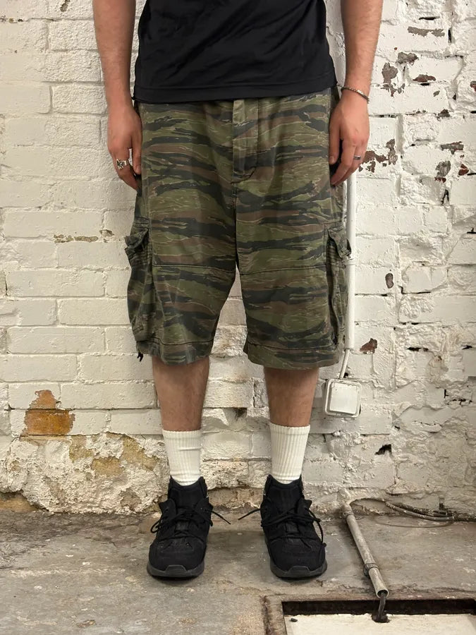 Marc Jacobs Military Green Camo Shorts mniOKDJ 0