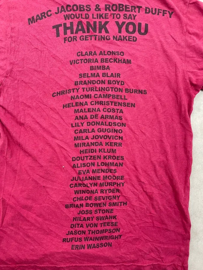 Marc Jacobs Red Protect Your Skin Charity Graphic T-Shirt SdXKDAe 10