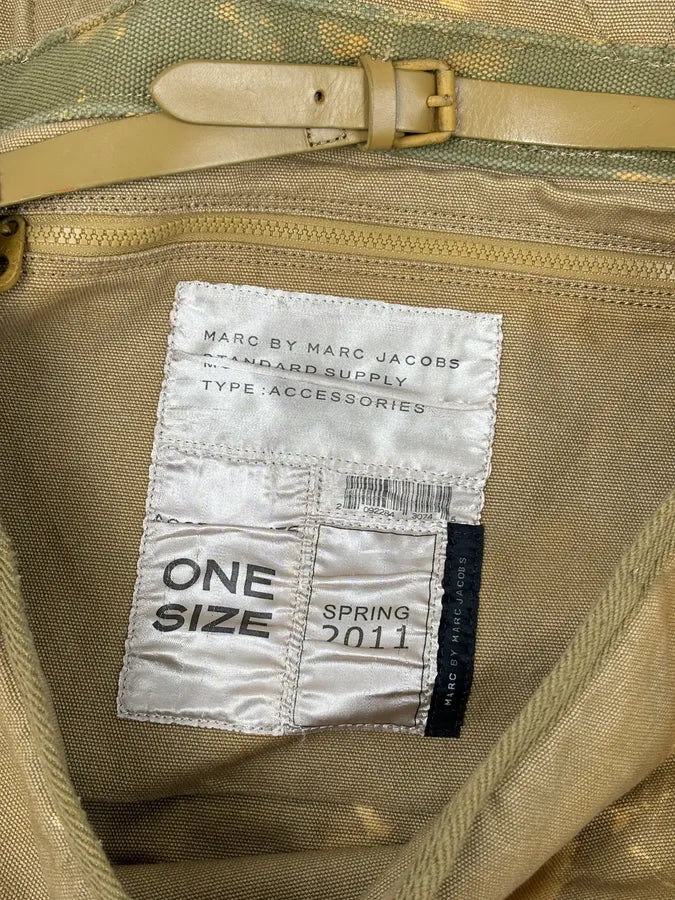 Marc Jacobs Standard Supply Military Camo Canvas Shoulder Bag leOLosG 15