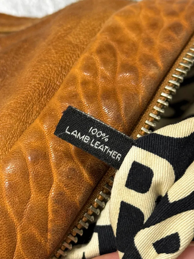 Marc Jacobs Camel Tan Leather Quilted Squared Shoulder Bag KupXUXD 14