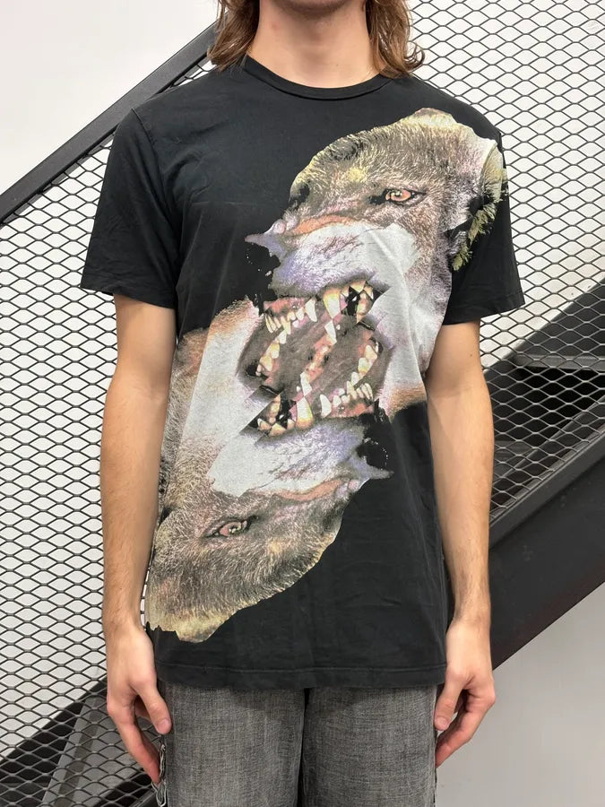 Marcelo Burlon Black Wolfs Graphic T-Shirt eqcTTlf 1