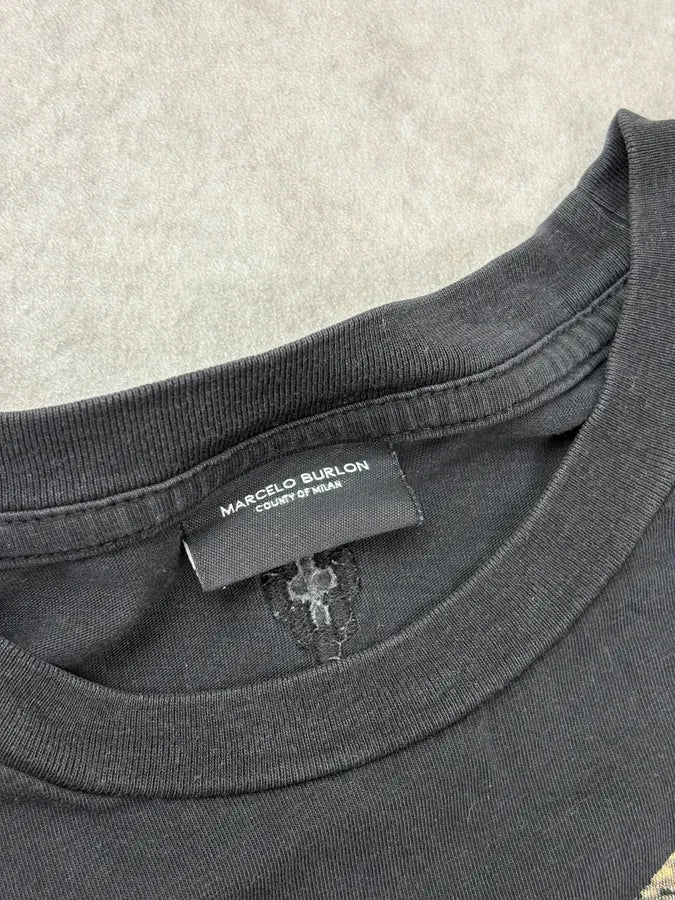 Marcelo Burlon Black Wolfs Graphic T-Shirt eqcTTlf 7