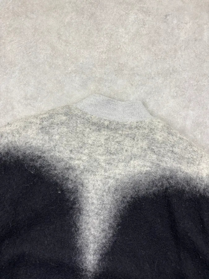 Marcelo Burlon Black & Grey Wool Bomber Jacket OXhRukn 5