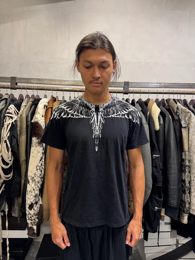 Marcelo Burlon White Wings Black T-Shirt YBIZWLN 1