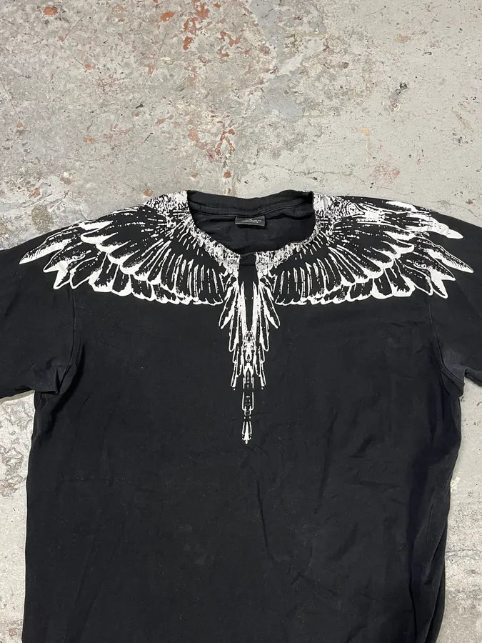Marcelo Burlon White Wings Black T-Shirt YBIZWLN 5