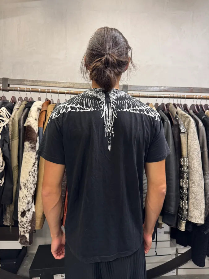 Marcelo Burlon White Wings Black T-Shirt YBIZWLN 2