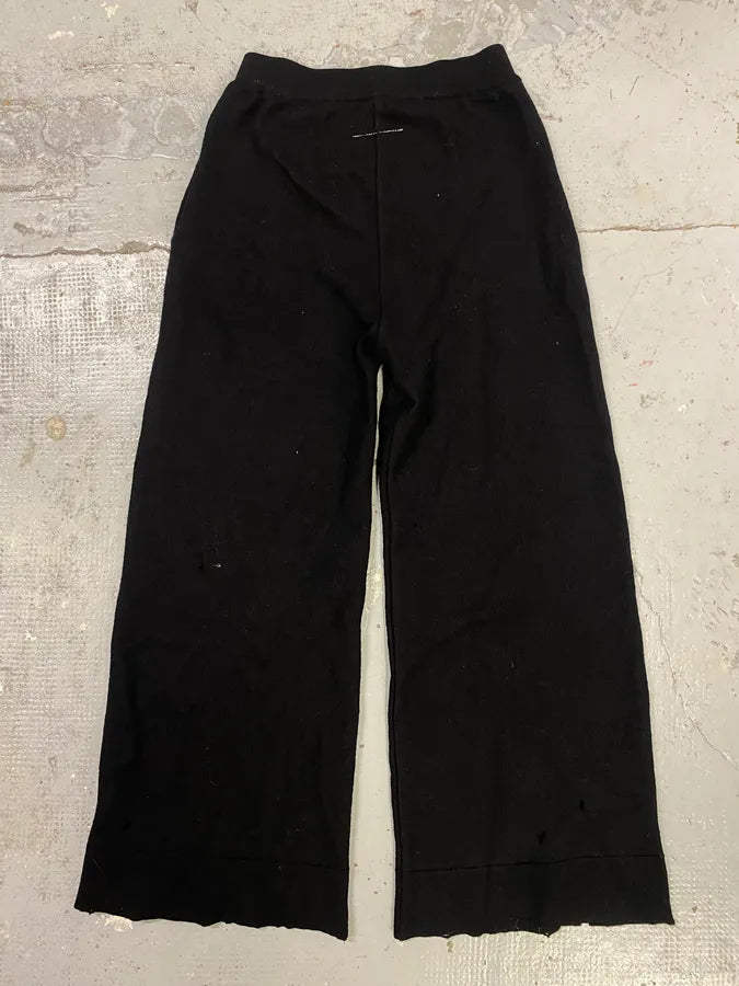 AW2023 Maison Margiela Black Cozy Trousers Jogging SGAqyUq 4