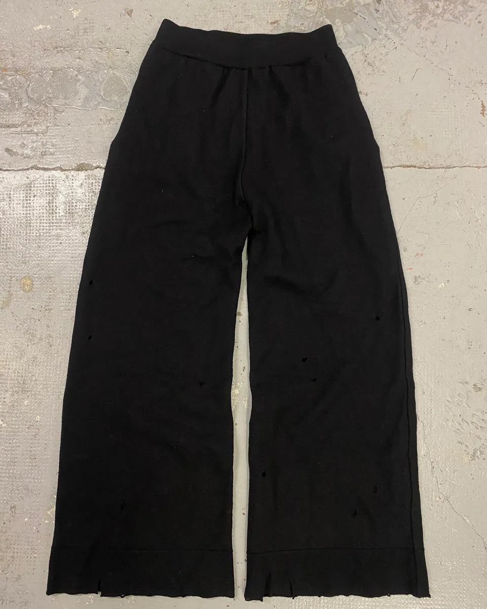 AW2023 Maison Margiela Black Cozy Trousers Jogging SGAqyUq 3