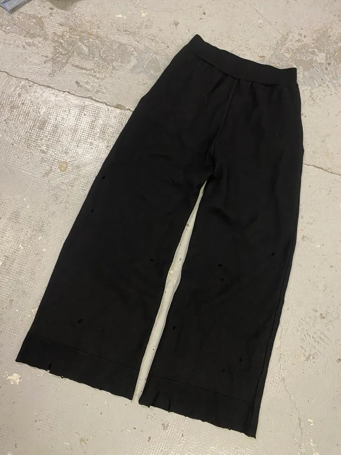 AW2023 Maison Margiela Black Cozy Trousers Jogging SGAqyUq 5