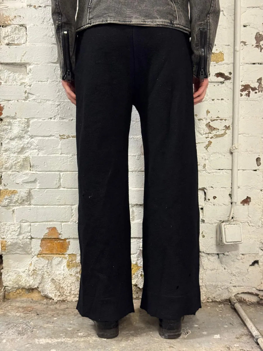 AW2023 Maison Margiela Black Cozy Trousers Jogging SGAqyUq 2