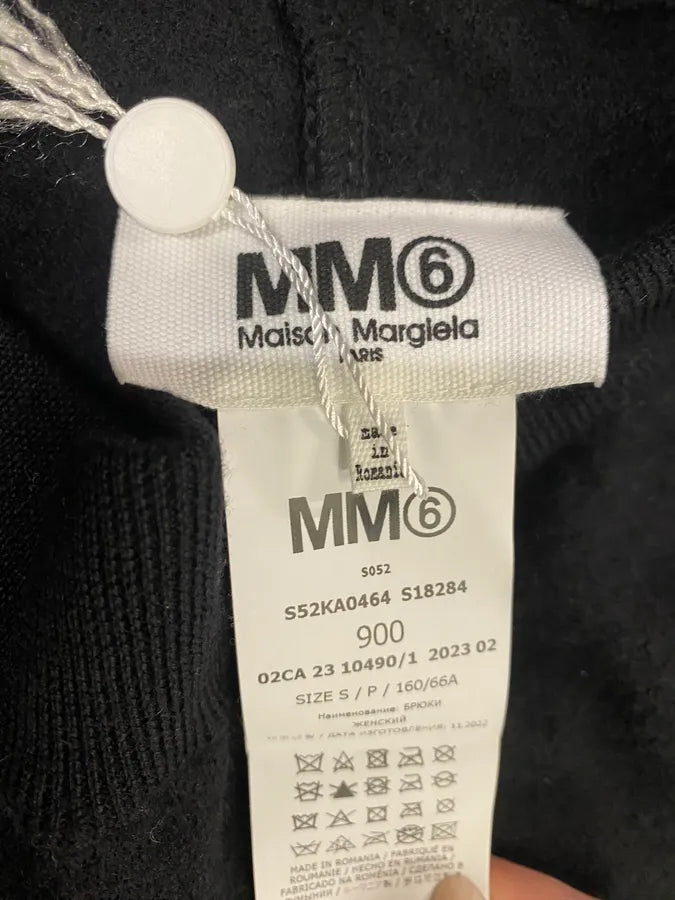 AW2023 Maison Margiela Black Cozy Trousers Jogging SGAqyUq 7