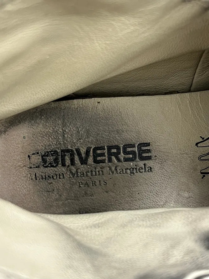 Margiela Converse White Destructured Painted High Shoes JiIVzJd 10