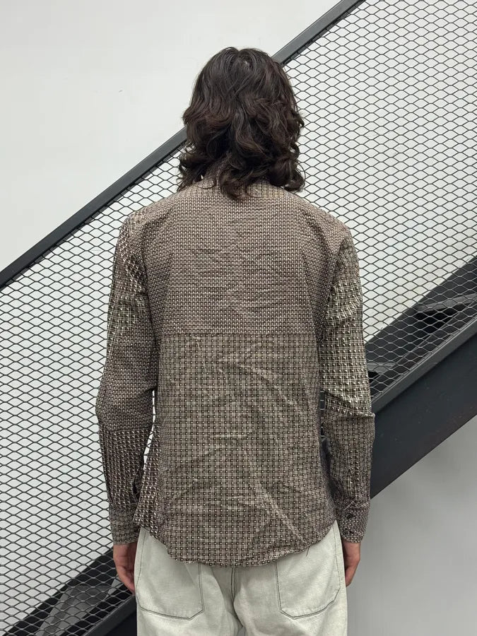 AW2007 Maison Martin Margiela Brown Geometrical Shirt  DvoEsMM 1