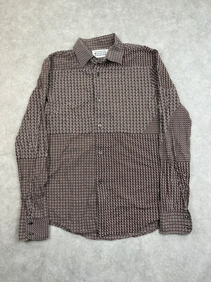 AW2007 Maison Martin Margiela Brown Geometrical Shirt  DvoEsMM 2