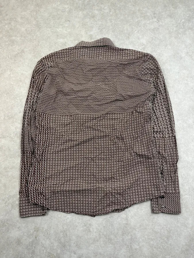 AW2007 Maison Martin Margiela Brown Geometrical Shirt  DvoEsMM 5