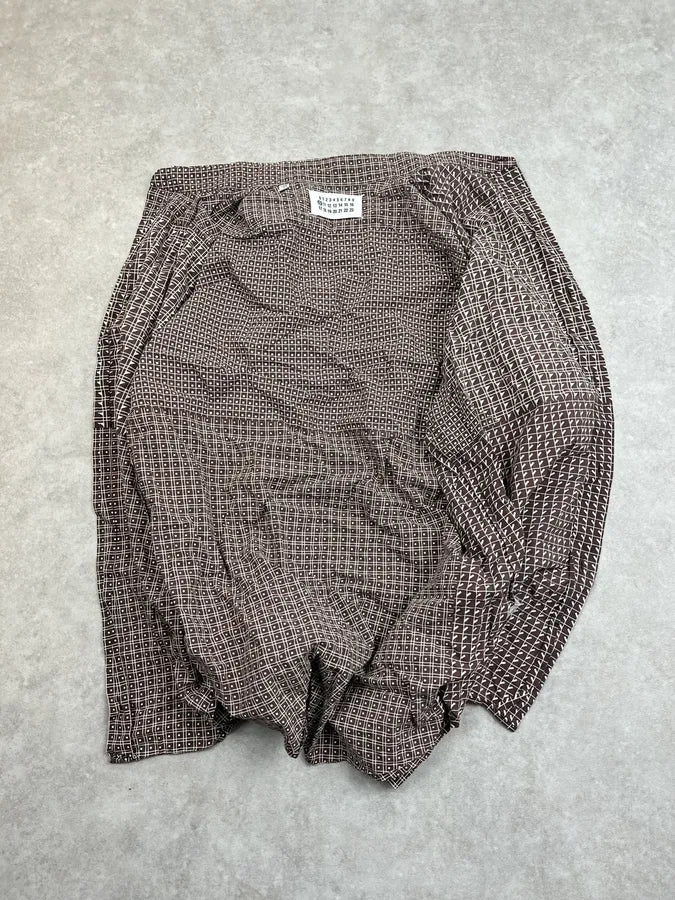 AW2007 Maison Martin Margiela Brown Geometrical Shirt  DvoEsMM 7