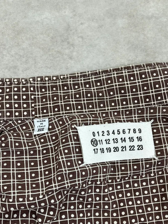 AW2007 Maison Martin Margiela Brown Geometrical Shirt  DvoEsMM 8