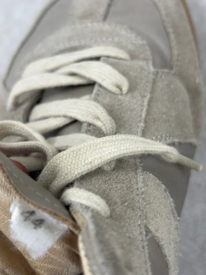 Maison Margiela Replica Grey Army Suede Leather Sneakers TxiWoiA 8