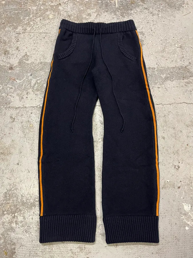 Margiela Navy Orange Line Wool Jogging tTqTOaU 0