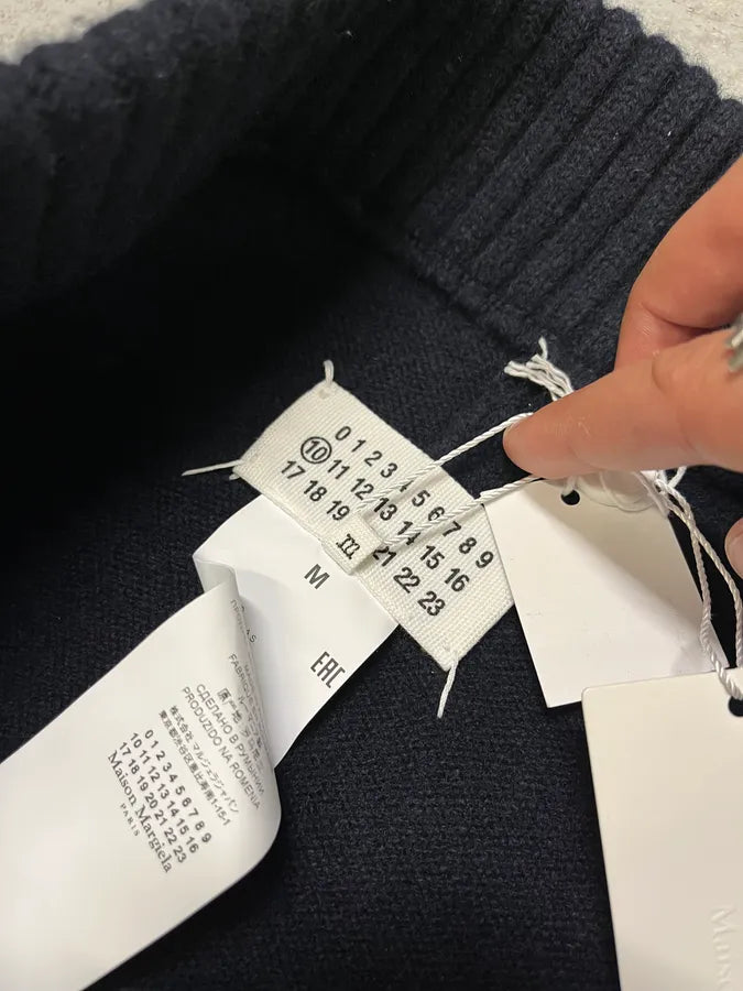 Margiela Navy Orange Line Wool Jogging tTqTOaU 11