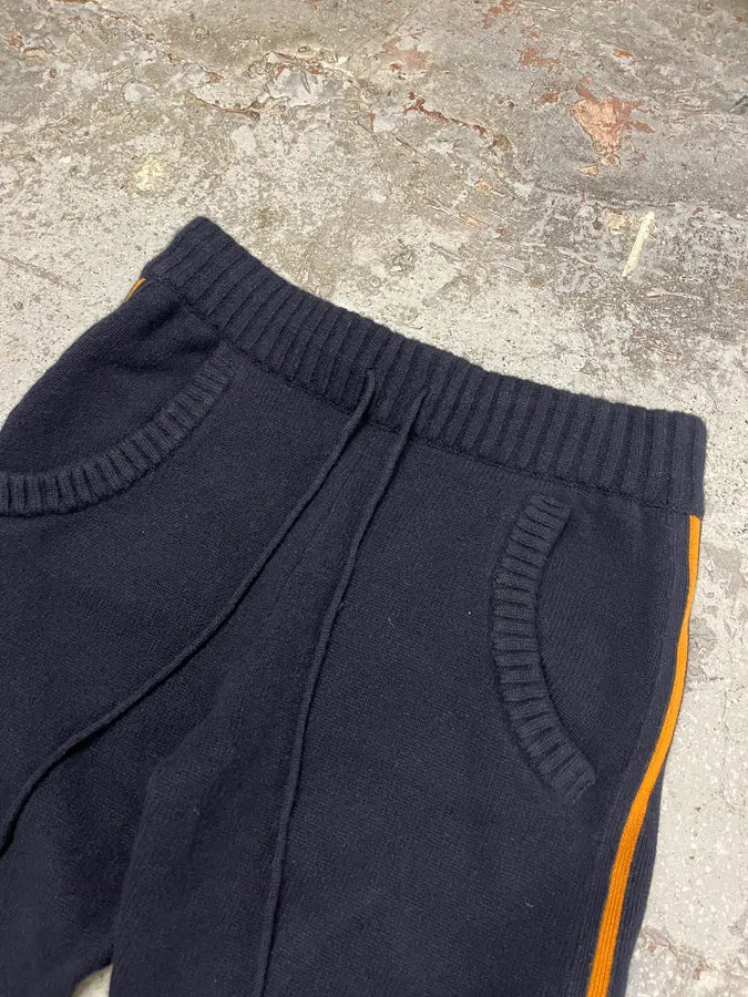 Margiela Navy Orange Line Wool Jogging tTqTOaU 5