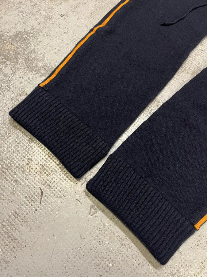 Margiela Navy Orange Line Wool Jogging tTqTOaU 6