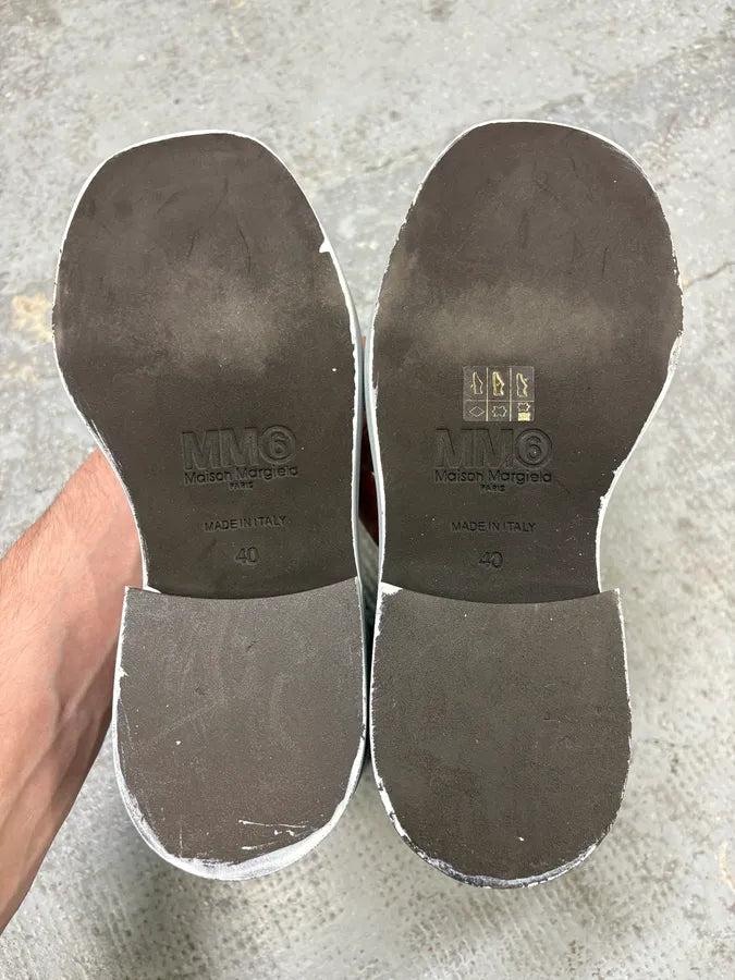 Margiela Painted White Boots KjbbemB 7