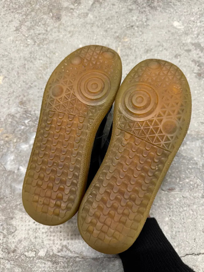 Margiela Replica Black Leather Gum Shoes Sneakers nYtvQeQ 2