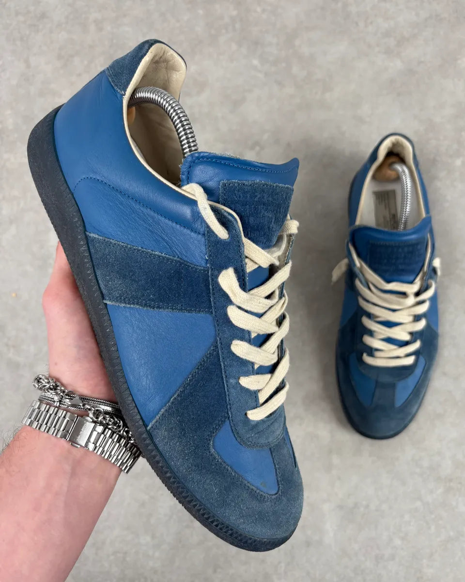 Maison Margiela Replica Blue Army Sneakers swQnTsh 0