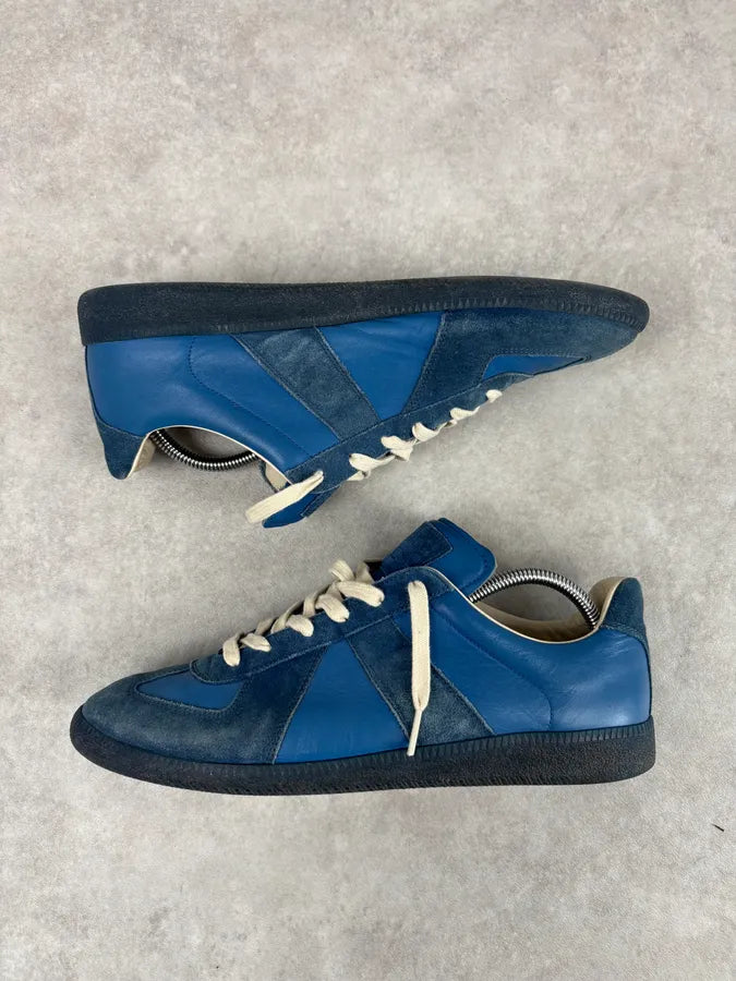 Maison Margiela Replica Blue Army Sneakers swQnTsh 3