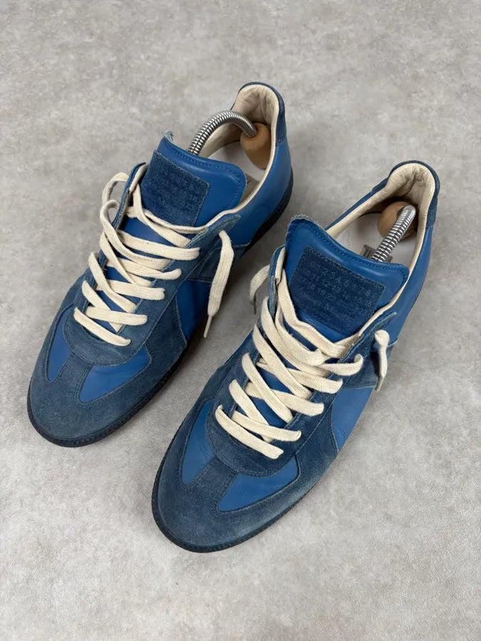 Maison Margiela Replica Blue Army Sneakers swQnTsh 2