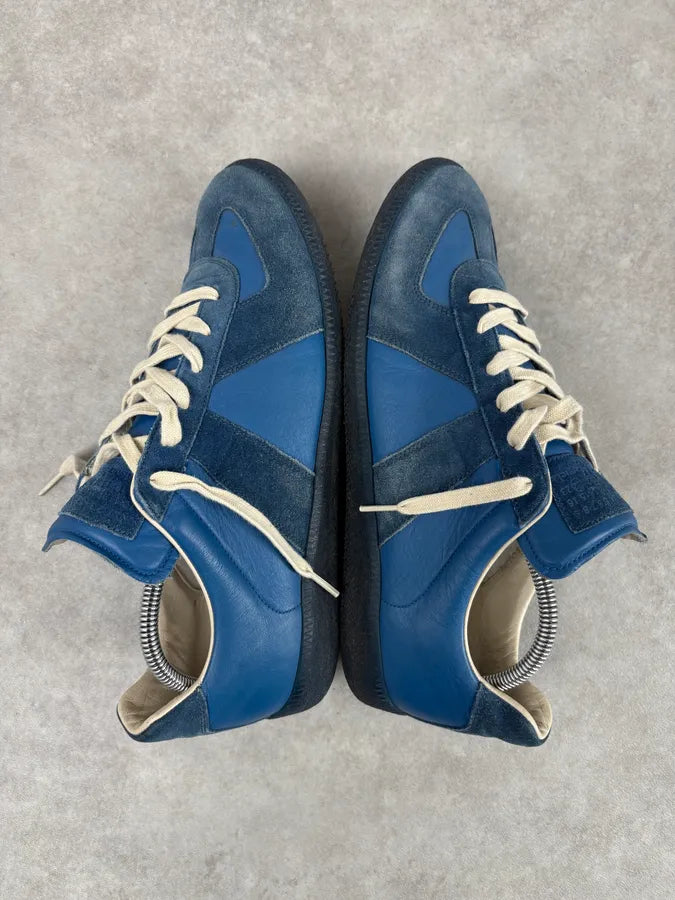 Maison Margiela Replica Blue Army Sneakers swQnTsh 5