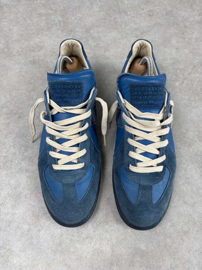 Maison Margiela Replica Blue Army Sneakers swQnTsh 1