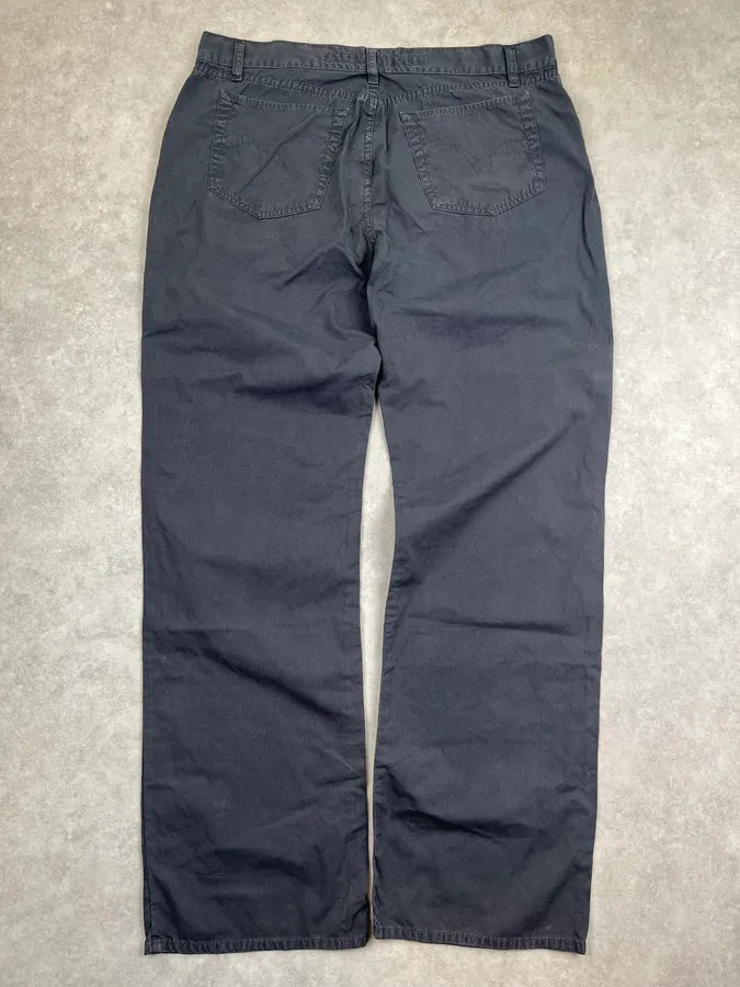 2000s Marithé + François Girbaud Black Relaxe Cozy Pants cUaDhRw 7
