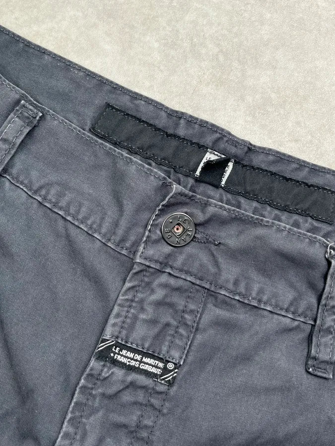 2000s Marithé + François Girbaud Black Relaxe Cozy Pants cUaDhRw 5