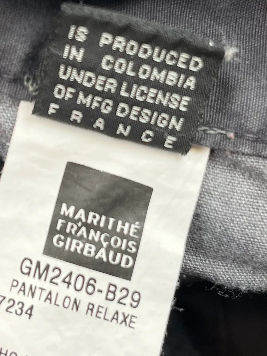 2000s Marithé + François Girbaud Black Relaxe Cozy Pants cUaDhRw 9
