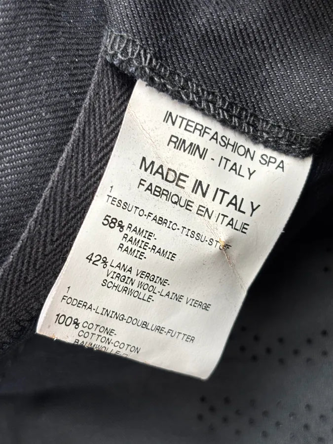 2000s Marithé + François Girbaud Black Obscure Blazer Jacket zlRNdpO 11