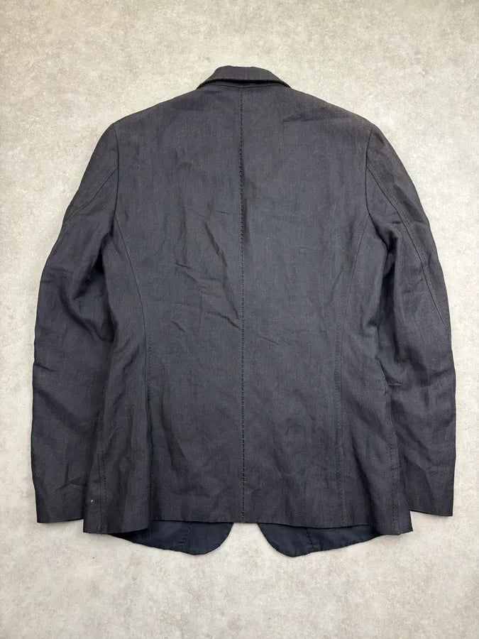 2000s Marithé + François Girbaud Black Obscure Blazer Jacket zlRNdpO 4