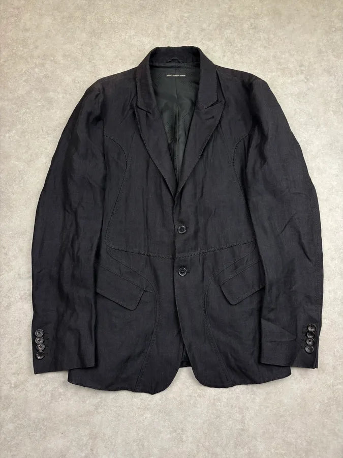 2000s Marithé + François Girbaud Black Obscure Blazer Jacket zlRNdpO 0