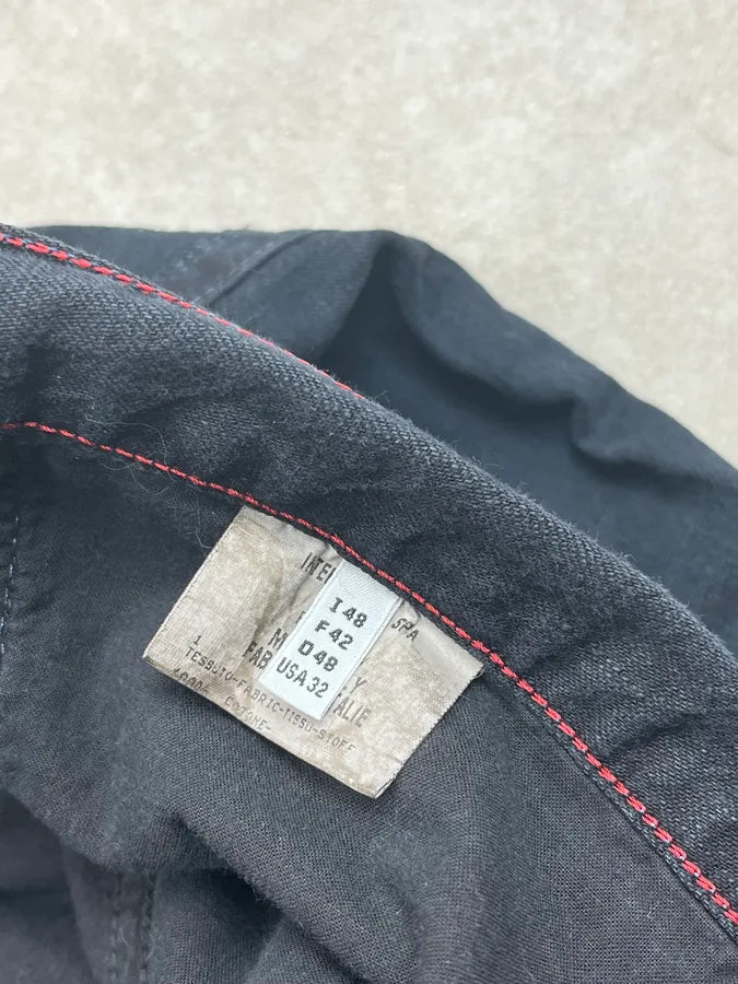 2010s Marithé + François Girbaud Black Denim Contrast Stitch Jeans FHQhyej 12