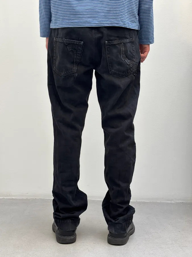 2000s Marithé + François Girbaud Black Denim Jeans hcqNqdU 3