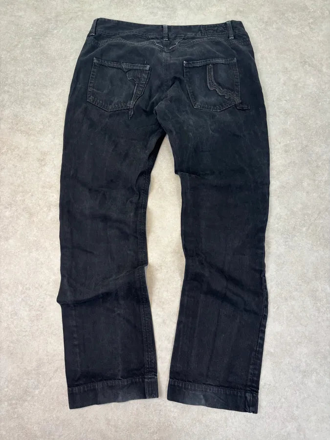 2000s Marithé + François Girbaud Black Denim Jeans hcqNqdU 5