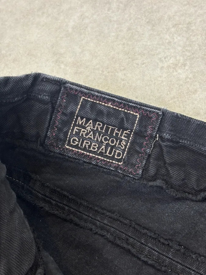 2000s Marithé + François Girbaud Black Denim Jeans hcqNqdU 7