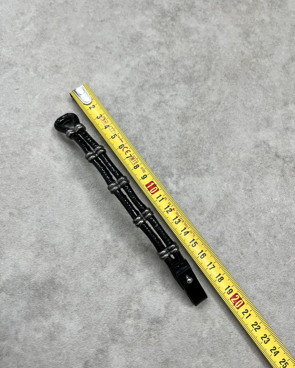 Marithé + François Girbaud Black Leather Bracelet  ZAYimIe 8