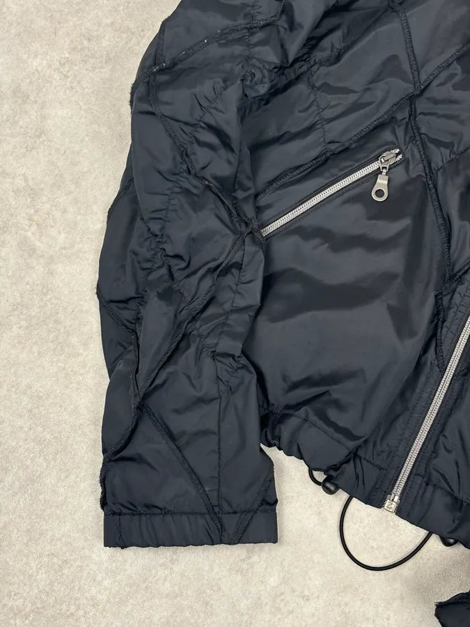 AW2000 Marithé + François Girbaud Black Structure Hooded Jacket ddyHHyM 8