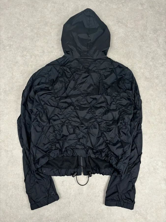 AW2000 Marithé + François Girbaud Black Structure Hooded Jacket ddyHHyM 5