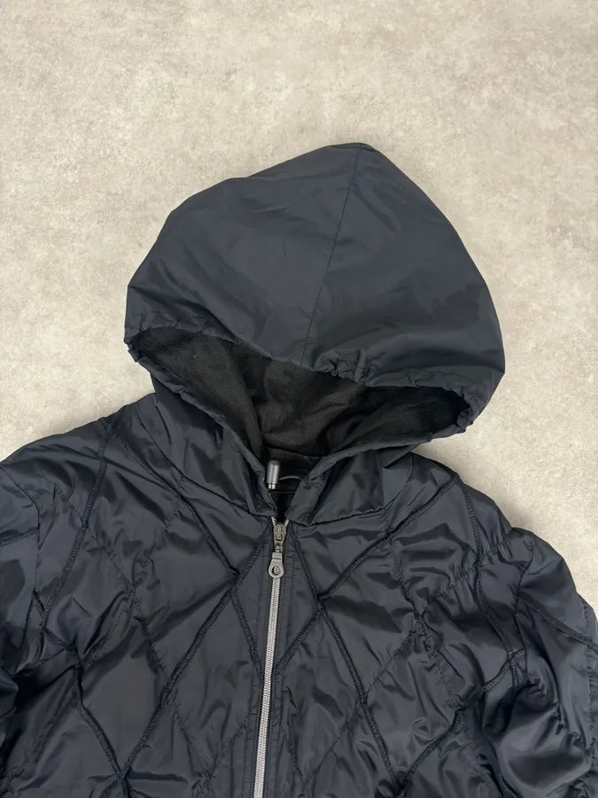 AW2000 Marithé + François Girbaud Black Structure Hooded Jacket ddyHHyM 4